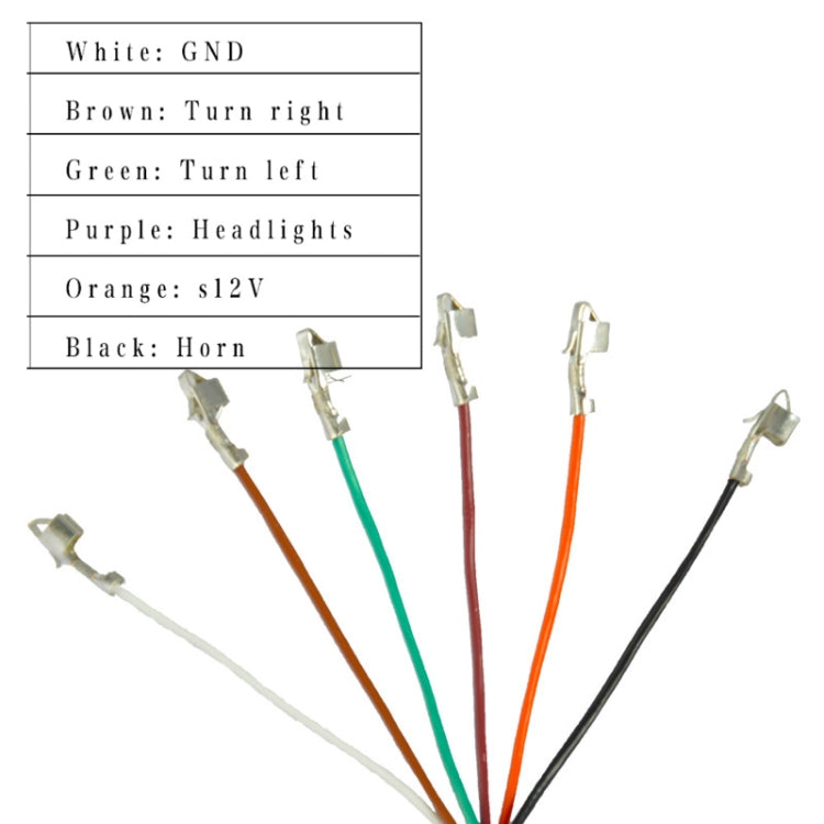 3 In 1 Switch Mountain Car Skateboard Horn Headlights Turn Switch(48V) - Electrical Instruments by PMC TechLife | Online Shopping South Africa | PMC TechLife | Buy Now Pay Later Mobicred