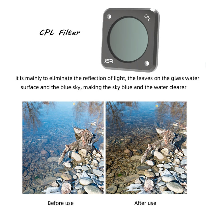 JUNESTAR Action Camera Filters For DJI Action 2,Style: ND1000 - Mavic Lens Filter by JUNESTAR | Online Shopping South Africa | PMC Jewellery | Buy Now Pay Later Mobicred