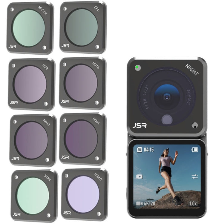 JUNESTAR Action Camera Filters For DJI Action 2,Style:  ND32PL - Lens Filter by JUNESTAR | Online Shopping South Africa | PMC TechLife | Buy Now Pay Later Mobicred
