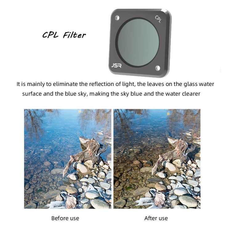 JUNESTAR Action Camera Filters For DJI Action 2,Style: ND64PL - Mavic Lens Filter by JUNESTAR | Online Shopping South Africa | PMC Jewellery | Buy Now Pay Later Mobicred