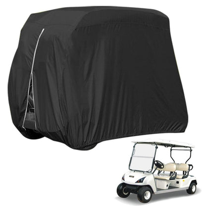 210D Oxford Cloth Golf Cart Cover Scooter Kart Dust Cover, Specification: 242 x 122 x 168 cm(Black) - Dust Covers by PMC Jewellery | Online Shopping South Africa | PMC Jewellery