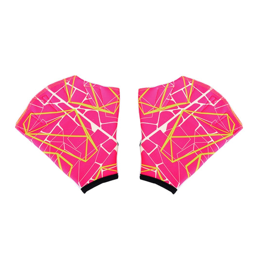 1Pair Unisex Frog Type Girdles Swimming Hand Fins, Size: S(Rose Red) - Swimming Fins & Diving Shoes by PMC Jewellery | Online Shopping South Africa | PMC Jewellery | Buy Now Pay Later Mobicred