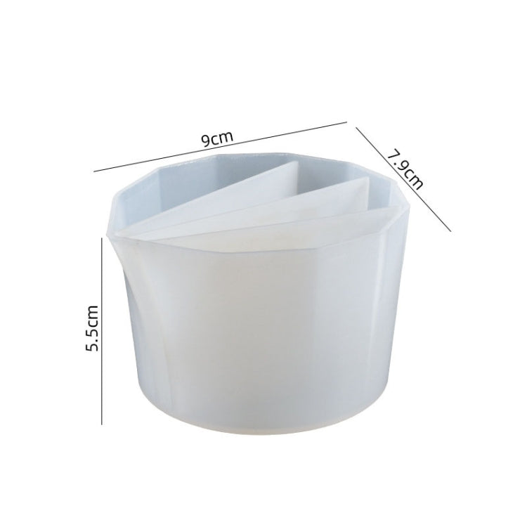 2 PCS DIY Crystal Epoxy Color Separation Cup Silicone Toning Cup, Style: 4 Grid - Arts & Crafts by PMC TechLife | Online Shopping South Africa | PMC TechLife