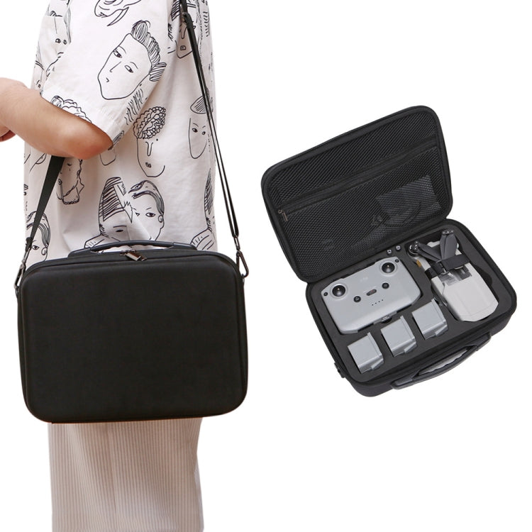 Drone Shoulder Messenger Bag Handbag for DJI Mavic Air 2/Air 2S(PU Diamond Pattern Black) - Carry Cases & Bags by PMC Jewellery | Online Shopping South Africa | PMC Jewellery | Buy Now Pay Later Mobicred