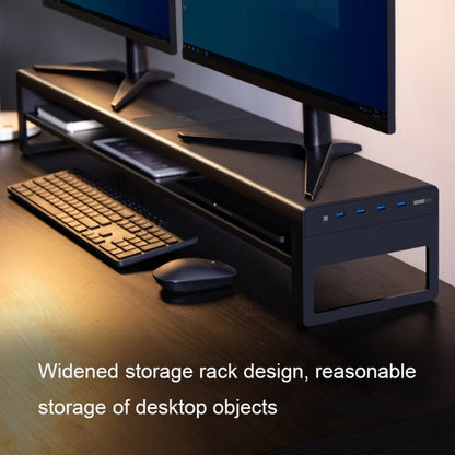 Vaydeer Multifunctional Desktop Widening Monitor Rack, Spec: Drawer Type（USB 3.0+3xUSB 2.0） - Host Bracket by Vaydeer | Online Shopping South Africa | PMC Jewellery | Buy Now Pay Later Mobicred