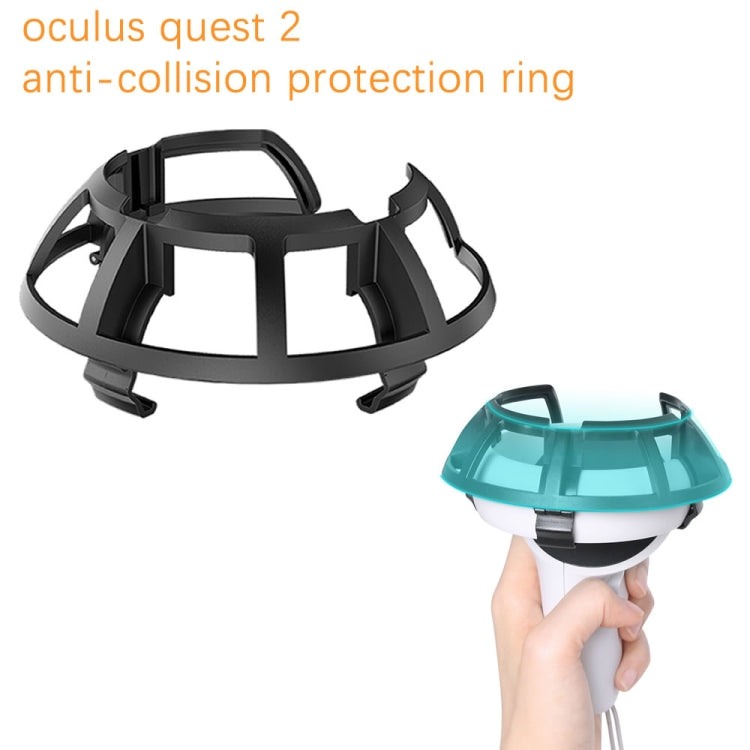 VR Handle Anti-collision Shock-absorbing Quick-release Protective Cover For Oculus Quest 2(Black) - VR Accessories by PMC Jewellery | Online Shopping South Africa | PMC Jewellery | Buy Now Pay Later Mobicred