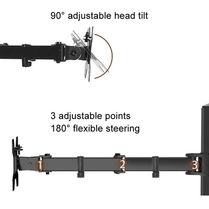 Laptop Stand Desktop LCD Dual Purpose Computer Lift Rotatable Dual Screen Bracket - Laptop Stand by PMC Jewellery | Online Shopping South Africa | PMC Jewellery | Buy Now Pay Later Mobicred