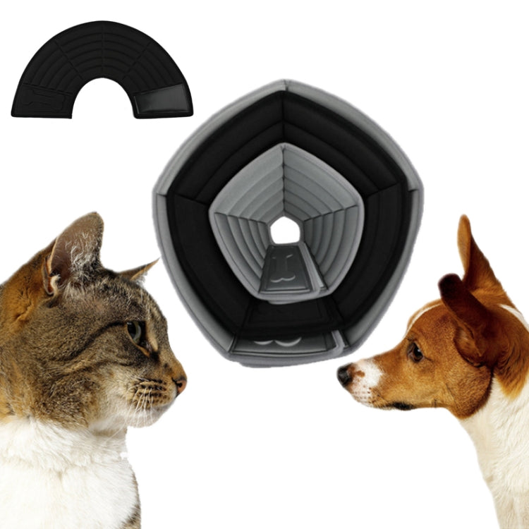 Pet Grooming Anti-Bite Neck Ring, Specification: S(Grey) - Collars by PMC TechLife | Online Shopping South Africa | PMC TechLife | Buy Now Pay Later Mobicred