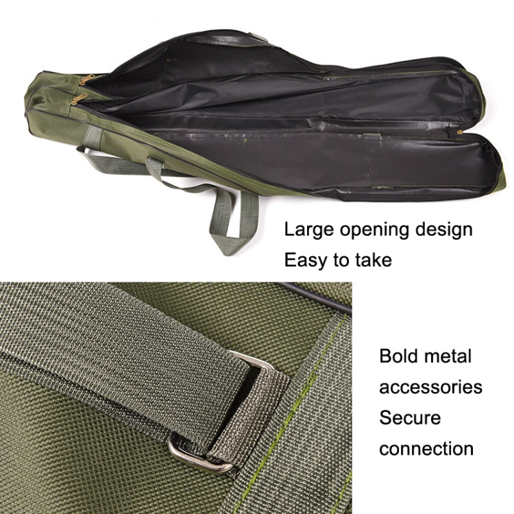 LEO 27746 Folding Fishing Rod Bag Long Fishing Gear Soft Bag, Length: 1m Army Green - Storage Boxes & Storage Bags by LEO | Online Shopping South Africa | PMC Jewellery | Buy Now Pay Later Mobicred