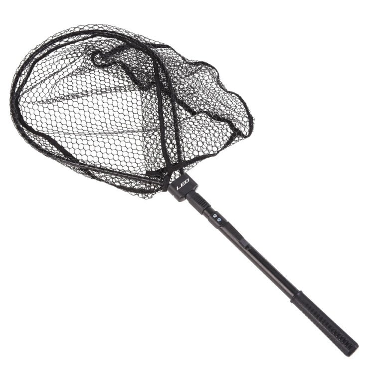 LEO 27984 Aluminum Alloy Quick Folding Fishing Net(Black) - Fishing Net by LEO | Online Shopping South Africa | PMC Jewellery | Buy Now Pay Later Mobicred