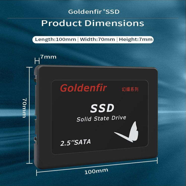 Goldenfir T650 Computer Solid State Drive, Flash Architecture: TLC, Capacity: 60GB - External Solid State Drives by Goldenfir | Online Shopping South Africa | PMC Jewellery | Buy Now Pay Later Mobicred