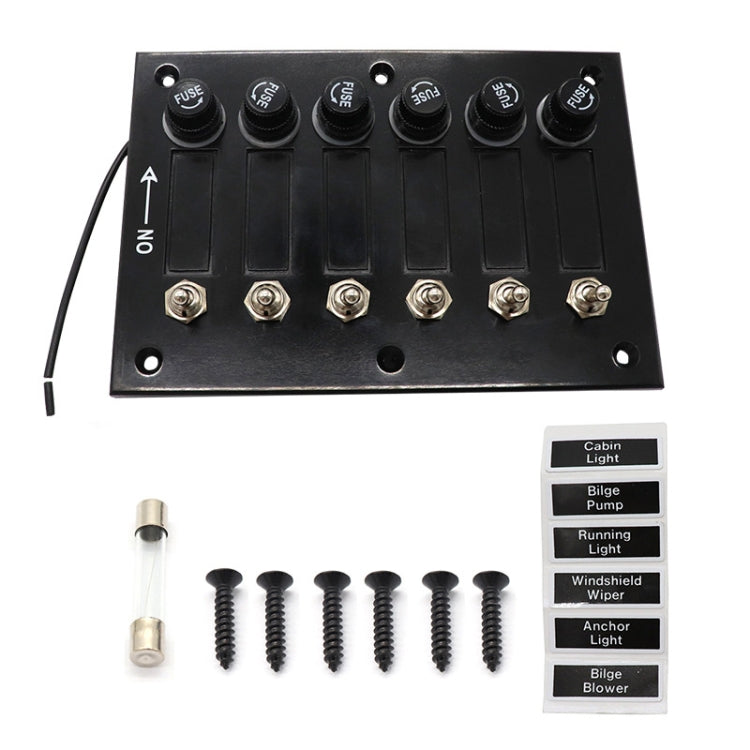 3 Groups Shake Switch AOS3045 Switch Panel Marine Retrofit Each With Independent Fuse Protection - Car Switches by PMC TechLife | Online Shopping South Africa | PMC TechLife | Buy Now Pay Later Mobicred