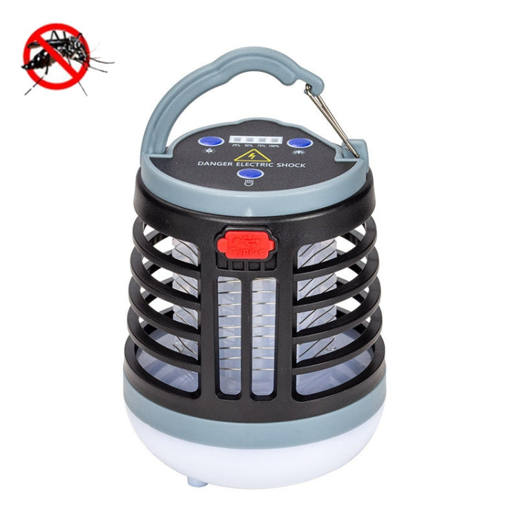 Outdoor USB Charging Lighting Mosquito Capture(W882 Black) - Repellents by null | Online Shopping South Africa | PMC Jewellery | Buy Now Pay Later Mobicred