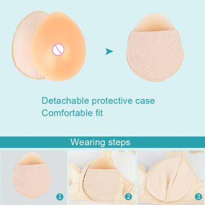 Postoperative Rehabilitation Drop-Shaped Silicone Fake Breast, Size: CT8 400g(Skin Color) - Fake Breasts by PMC Jewellery | Online Shopping South Africa | PMC Jewellery