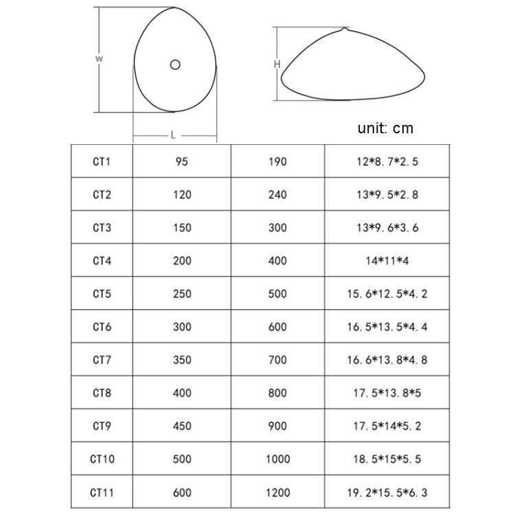 Postoperative Rehabilitation Drop-Shaped Silicone Fake Breast, Size: CT8 400g(Skin Color) - Fake Breasts by PMC Jewellery | Online Shopping South Africa | PMC Jewellery