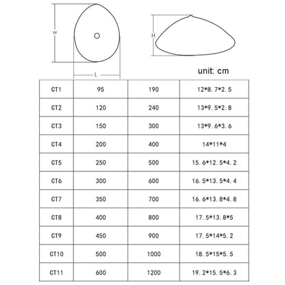 Postoperative Rehabilitation Drop-Shaped Silicone Fake Breast, Size: CT8 400g(Skin Color) - Fake Breasts by PMC Jewellery | Online Shopping South Africa | PMC Jewellery