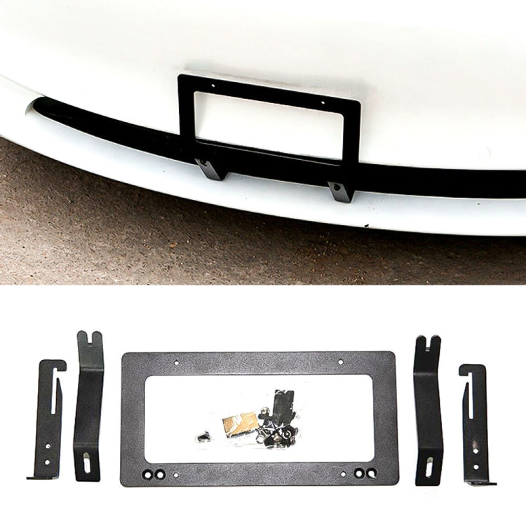 Punch-free Front License Plate Holder American License Plate Bracket(For Tesla Model 3) - License Plate Covers & Frames by PMC Jewellery | Online Shopping South Africa | PMC Jewellery | Buy Now Pay Later Mobicred