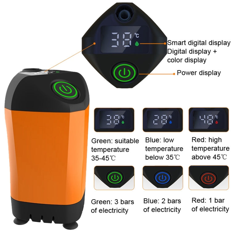 Outdoor Bath Artifact Field Dormitory Simple Electric Shower, Specification: Digital Display 4400mAh - Shower Head by PMC TechLife | Online Shopping South Africa | PMC TechLife