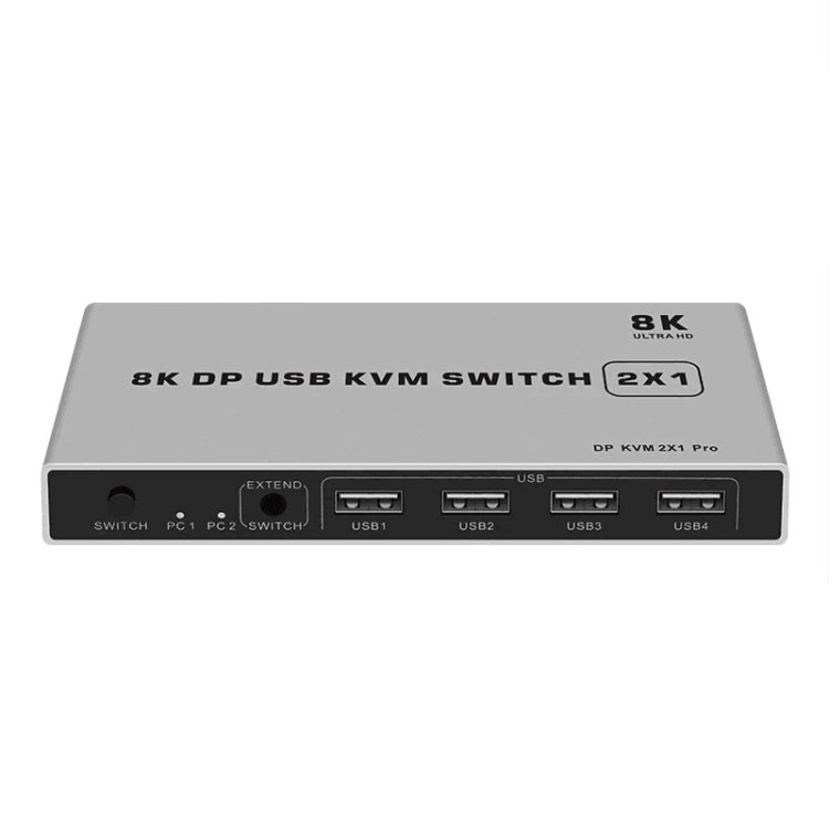 8K KYSW59 60HZ DP USB KVM Switch 2-in-1 Computer Sharing Device - Switch by PMC Jewellery | Online Shopping South Africa | PMC Jewellery | Buy Now Pay Later Mobicred