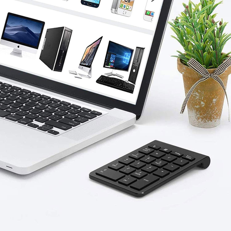 BT304 22 Keys Laptop Mini Wireless Keyboard, Spec: Bluetooth (Black) - Wireless Keyboard by PMC Jewellery | Online Shopping South Africa | PMC Jewellery | Buy Now Pay Later Mobicred