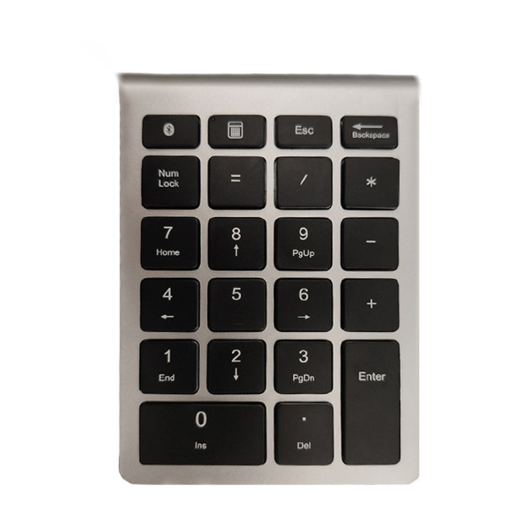 BT304 22 Keys Laptop Mini Wireless Keyboard, Spec: Bluetooth (Silver Black) - Wireless Keyboard by PMC Jewellery | Online Shopping South Africa | PMC Jewellery | Buy Now Pay Later Mobicred