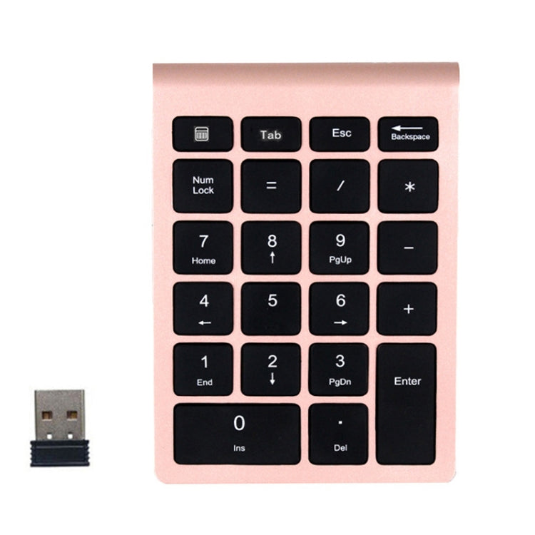 BT304 22 Keys Laptop Mini Wireless Keyboard, Spec: 2.4G (Gold) - Wireless Keyboard by PMC Jewellery | Online Shopping South Africa | PMC Jewellery | Buy Now Pay Later Mobicred