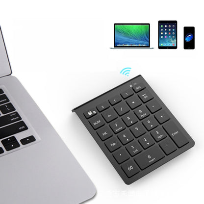 BT302 28 Keys Laptop Mini Wireless Keyboard, Spec: Bluetooth (Black) - Wireless Keyboard by PMC Jewellery | Online Shopping South Africa | PMC Jewellery | Buy Now Pay Later Mobicred