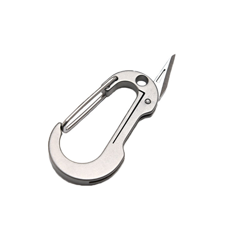 Titanium Alloy Keychain Small Knife Mini EDC Portable Unpacking Knife - Burin &Cutting Knife by PMC TechLife | Online Shopping South Africa | PMC TechLife