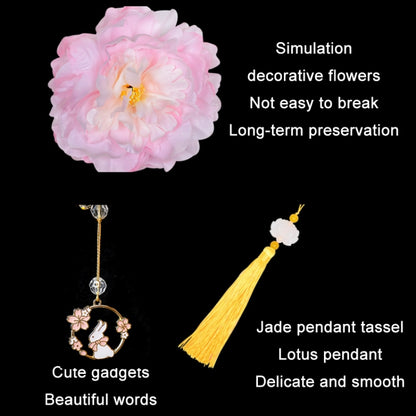 Moon Festival Hand Lantern Children Handmade DIY Materials, Color: Champagne Peonies - Holiday Lights by PMC Jewellery | Online Shopping South Africa | PMC Jewellery | Buy Now Pay Later Mobicred