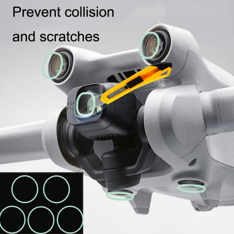 MN3-BHM-SF For DJI Mini 3 Pro Sensor + Lens Protector Anti -Scratch And Anti -Bump Accessories(Black) - Others by PMC Jewellery | Online Shopping South Africa | PMC Jewellery | Buy Now Pay Later Mobicred