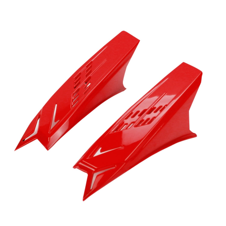 1 Pair Motorcycle Helmet  Horns Plastic Paste Decoration(Red) - Ornamental Parts by PMC TechLife | Online Shopping South Africa | PMC TechLife | Buy Now Pay Later Mobicred