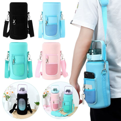 2L Diving Material Water Bottle Cover Case with Strap(Pink Glue Buckle) - Kettle Bags by PMC Jewellery | Online Shopping South Africa | PMC Jewellery