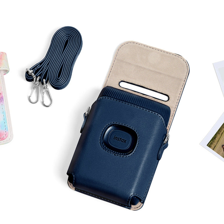 CAIUL Printer Protective Case PU Leather Case For Instax Mini Link2(Blue) - Printer Accessories by CAIUL | Online Shopping South Africa | PMC Jewellery