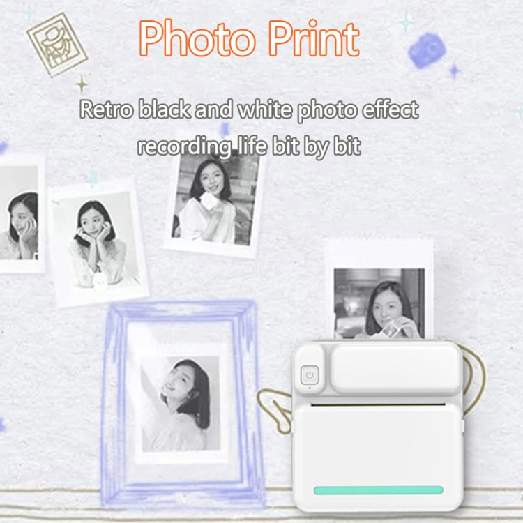 C19 200DPI Student Homework Printer Bluetooth Inkless Pocket Printer Pink - free shipping - PMC TechLife - Order now!