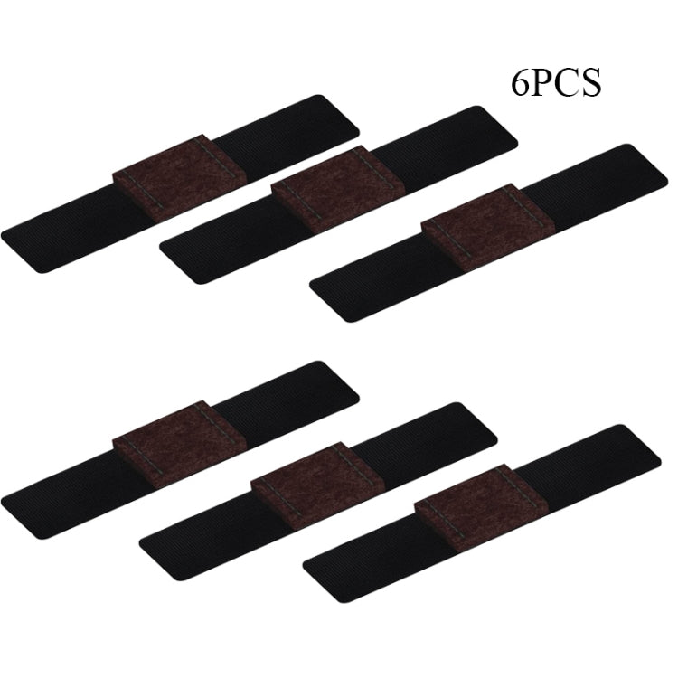 6 PCS U-shaped Iron Tube Dining Table Foot Cover Office Computer Chair Leg Protector(18-35mm) - Furniture Accessories by PMC TechLife | Online Shopping South Africa | PMC TechLife