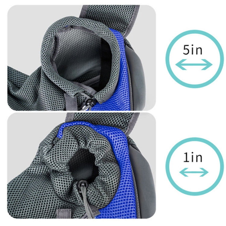 Pet Bag Widened Shoulder Strap Breathable Messenger Cat Bag,Size: Large(Blue) - Pet Storages & Bags by PMC TechLife | Online Shopping South Africa | PMC TechLife | Buy Now Pay Later Mobicred