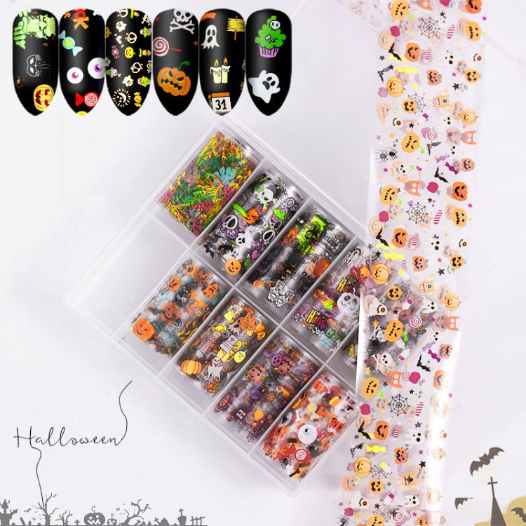 TZ0257 4x100cm Halloween Christmas Nail Art Starry Sticker Set without Nails(05) - Nail Stickers by PMC Jewellery | Online Shopping South Africa | PMC Jewellery | Buy Now Pay Later Mobicred