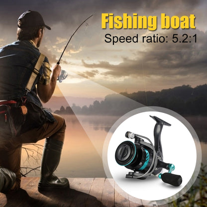 Metal Spinning Wheel CNC Rocker Throwing Rod Fish Wheel, Style: DK3000 (EVA Grip) - Fishing Reels by PMC Jewellery | Online Shopping South Africa | PMC Jewellery