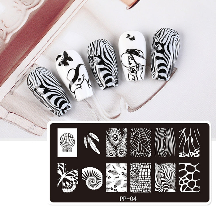 Butterfly Dream Nail Art Printed Steel Plate(E084-20) - Nail Stickers by PMC Jewellery | Online Shopping South Africa | PMC Jewellery | Buy Now Pay Later Mobicred