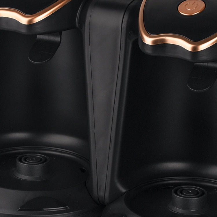 RAF R.109 Household Heating Coffee Pot Portable Office Coffee Tea Maker, EU Plug(Black Gold) - free shipping - PMC TechLife - Order now!