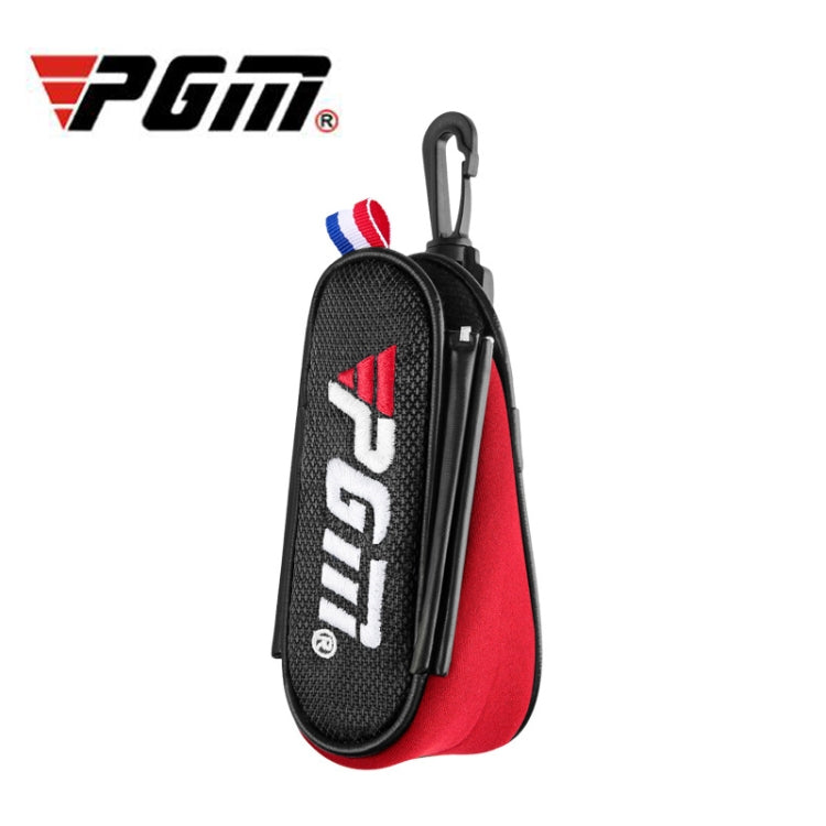 PGM SOB005 Golf Ball Bag Light Waist Bag Magnetic Suction Mini Ball Bag(Black) - Golf Accessories by PGM | Online Shopping South Africa | PMC Jewellery