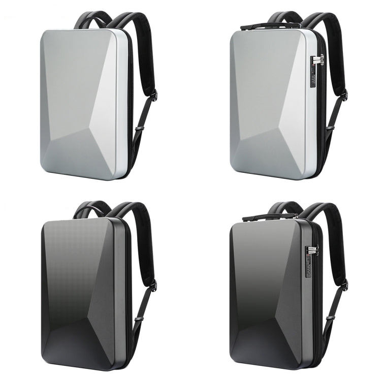 Bopai 61-93318A Hard Shell Waterproof Expandable Backpack with USB Charging Hole, Spec: Regular (Black) - free shipping - PMC TechLife - Order now!