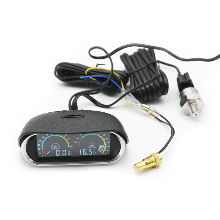 Agricultural Vehicle Car Modification Instrument, Style: Oil Meter (NPT1/8) With Voltage - Clocks & Car Meters by PMC TechLife | Online Shopping South Africa | PMC TechLife | Buy Now Pay Later Mobicred