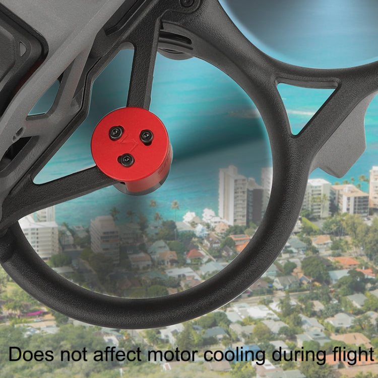 4 PCS / Set Sunnylife AT-MD475 Dust-proof Waterproof Aluminum Alloy Motor Cover For DJI Avata(Black) -  by PMC Jewellery | Online Shopping South Africa | PMC Jewellery | Buy Now Pay Later Mobicred