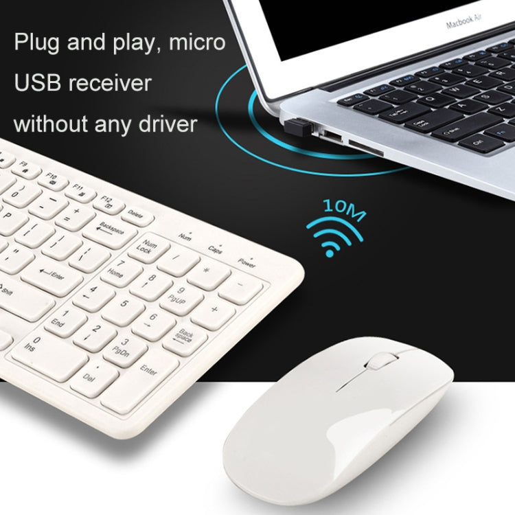 MLD-568 Office Gaming Mute Wireless Mouse Keyboard Set(Pink) - Wireless Keyboard by PMC Jewellery | Online Shopping South Africa | PMC Jewellery | Buy Now Pay Later Mobicred