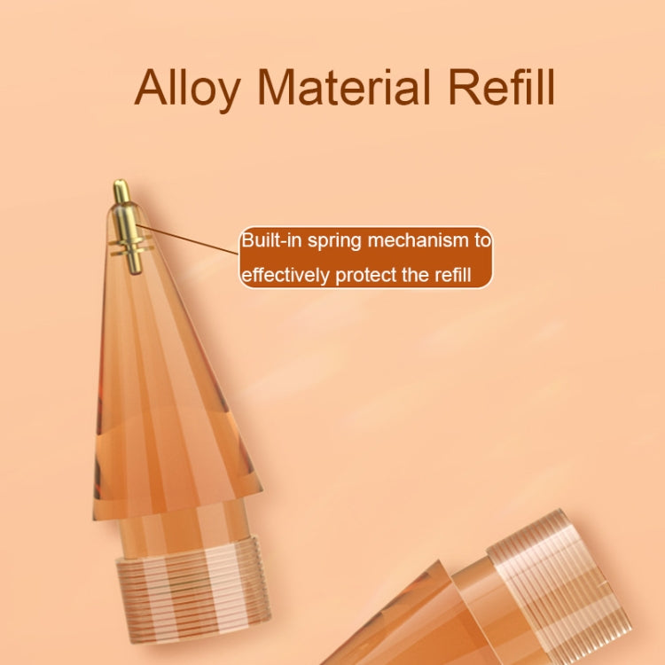For Apple Pencil 1/2 2pcs Stylus Transparent Replacement Needle Nib, Spec: Round (Gray) - Pencil Accessories by PMc TechLife | Online Shopping South Africa | PMc TechLife | Buy Now Pay Later Mobicred
