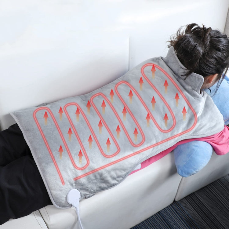 Heated Shoulder Guards Neck Guards Electric Heated Shawls Electric Blankets AU Plug(Silver Gray) - free shipping - PMC TechLife - Order now!