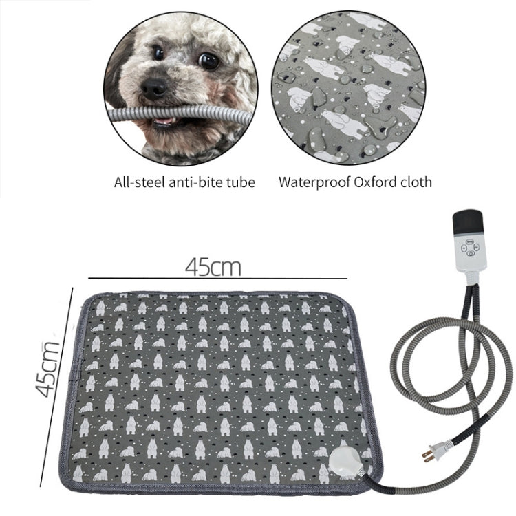 CW45 45x45cm Multi-level Temperature Regulating Timing Pet Heating Pad, Spec: UK Plug - Pads by PMC TechLife | Online Shopping South Africa | PMC TechLife | Buy Now Pay Later Mobicred