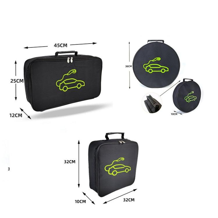 Car Charging Cable Storage Bag Carry Bag For Electric Vehicle Charger Plugs,Spec: Large Without Logo - EV Charger Accessories by PMC TechLife | Online Shopping South Africa | PMC TechLife
