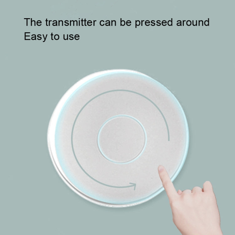 T10-1 1 For 1 Lighting Self-Power Generation Wireless Intelligent Doorbell(US Plug White) - Wireless Doorbell by PMc TechLife | Online Shopping South Africa | PMc TechLife | Buy Now Pay Later Mobicred